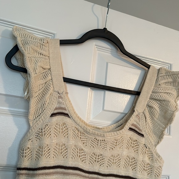 Knit Ruffle Tank Dress - Picture 3 of 4